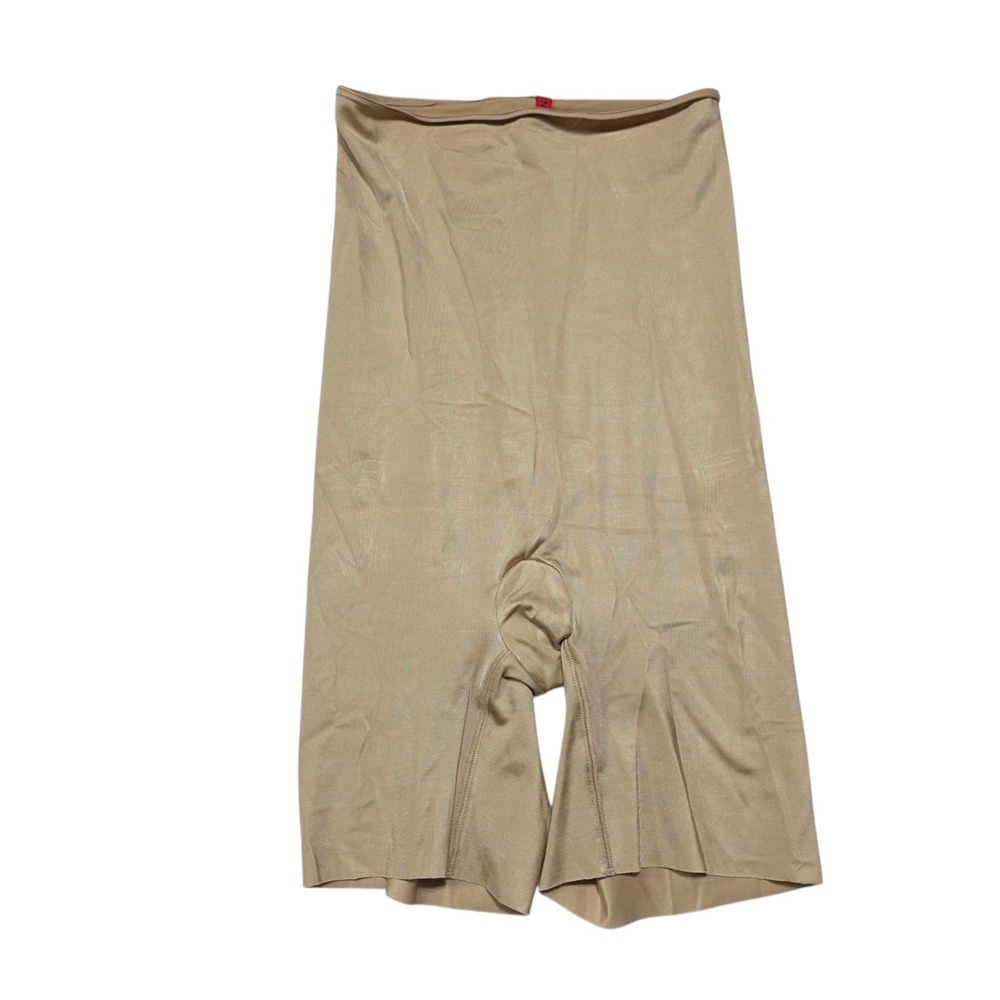 SPANX Shapewear High-Waisted Shorts Camel‎ Size M